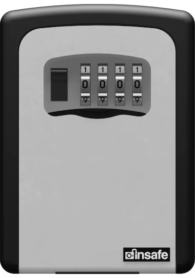 İnsafe Isc801Key Şifreli Çelik Kasa Anahtar Kasası Kutusu Gri