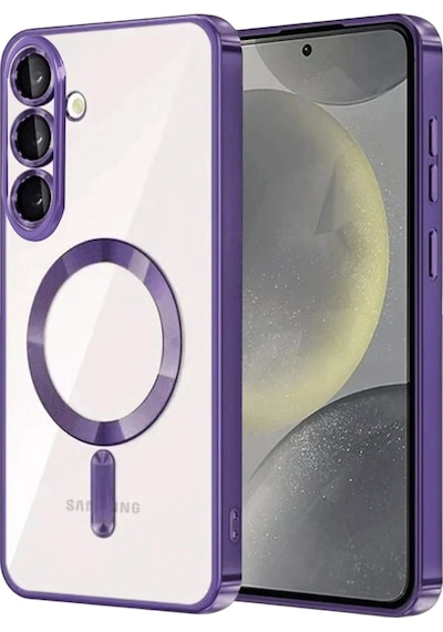 Gldısptm 8683140916077 Newface Samsung Galaxy Uyumlu  S26 Plus Kross Magneticsafe Kapak - Mor