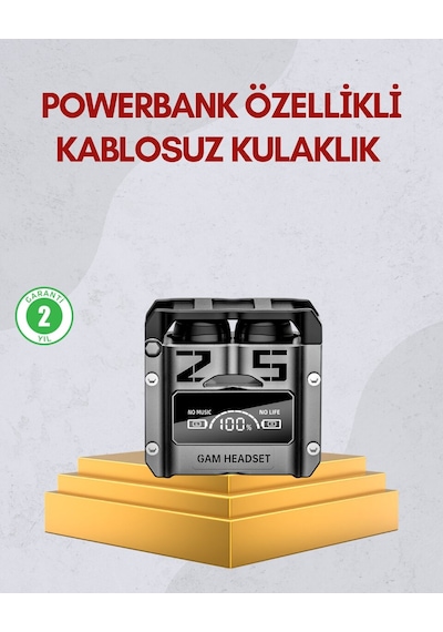Bluetooth 5.0 Kulak İçi Kulaklık Mikrofonlu Kablosuz Model Mh-hs5532-3030