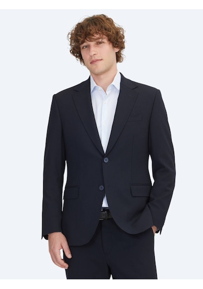 Kip Lacivert Mikro Modern Fit Takım Elbise Lacivert