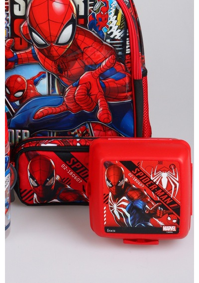 X Dekomus Lisanslı Spiderman Gamevers Collection Okul,kalem Ve Termoslu Beslenme Çantası,beslenme Kabı,matara Seti 165-Koyu Yeşil