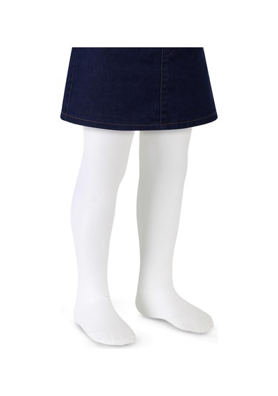 Civil Girls Fit30 2-12 Yaş Külotlu Çorap - Beyaz