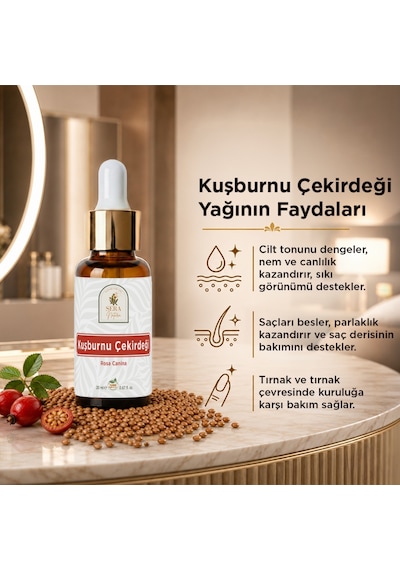 Kuşburnu Çekirdeği Yağı 20 Ml %100 Saf 20 ML