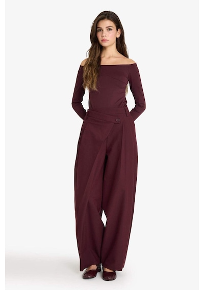 Defacto Uzun Kollu Body G5701ax25wnbr43 Bordo-br43