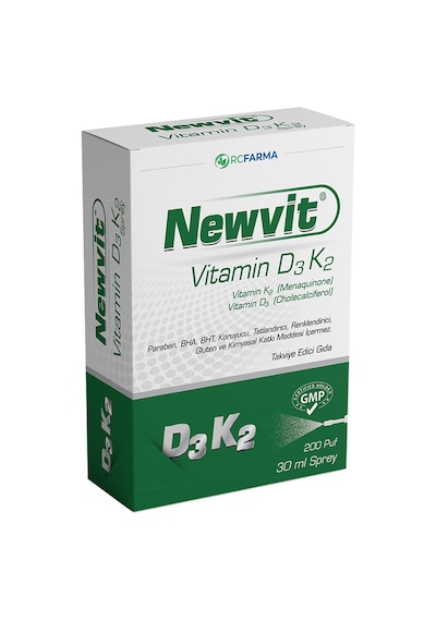 Newvit Vitamin D3 K2 Sprey 30 ML