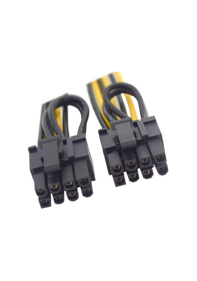 Pci e 8 Pin (6+2) 2X Pci-e Ekran Kartı Power Çoklayıcı Kablosu