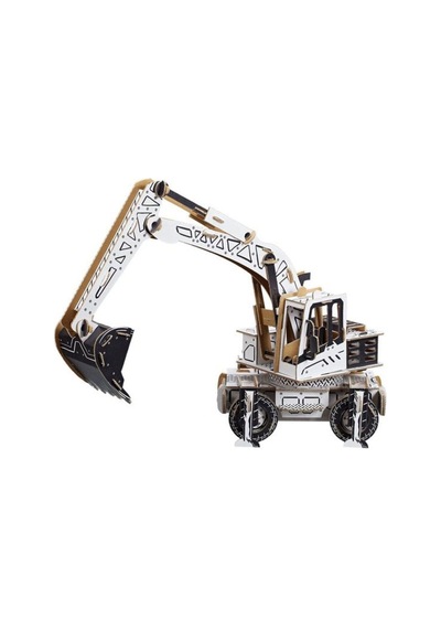 Excavator 3d Boyanabilir Maket Ex6019
