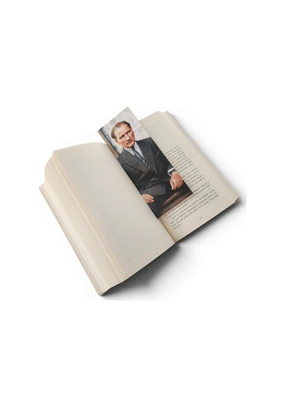 Atatürk 4'lü Kitap Ayracı Kalın Geniş Kesim 350 Gr Hediyelik No:2