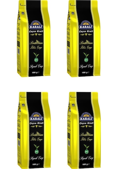 Karali Premium Filiz Çayı 1000 Gr X 4 Adet
