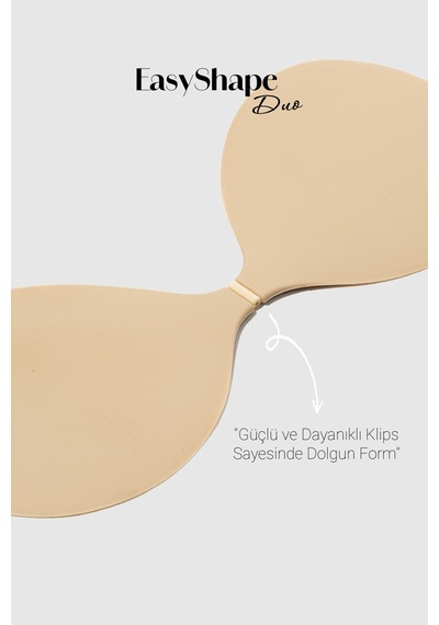 Auw Duo Yapışkanlı Sütyen - Easyshape Ten