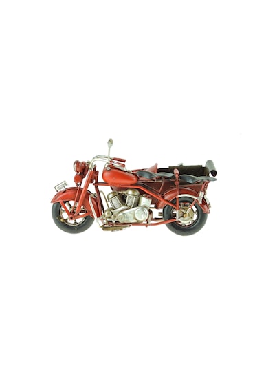 Metal Motosiklet Motosiklet Dekoratif Sepetli 15 Cm