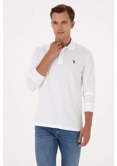 U.s. Polo Assn. Erkek Beyaz Sweatshirt 50307688-vr013 Beyaz