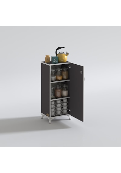 Kenzlife mutfak dolabı zehra 088*050*032 gri kilitli ayaklı banyo evrak ofis kitaplık ayakkabılık kiler Kenzlife mutfak dolabı zehra 088*050*032 gri kilitli ayaklı banyo evrak ofis kitaplık ayakkabılık kiler