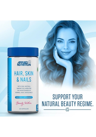 Applied Nutrition Hair, Skin & Nails, 60 Caps