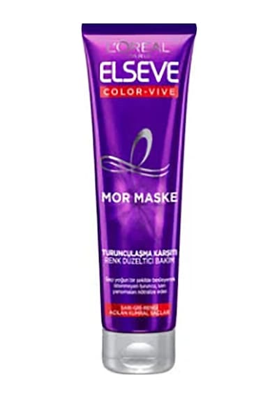 4 Adet Elseve Saç Maskesi Mor Turunculaşma Karşıtı 150 Ml