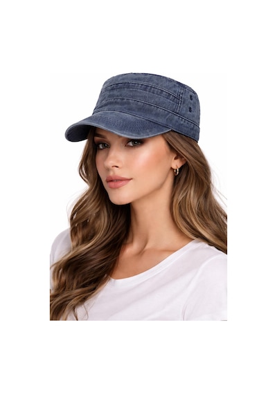 Valkyrie Unisex Gri Yıkamalı Eskitme Şapka Ayarlanabilir Castro Kep Günlük Spor Şapka