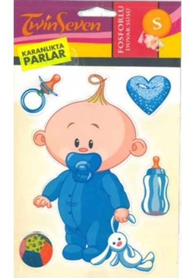 Twinseven Çocuk Odası Stıcker Karanlıkta Parlar (537605946)