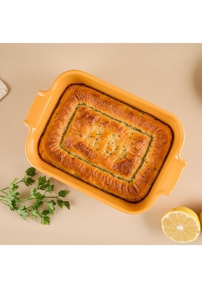 Aryıldız Elissa 25 Cm D.dörtgen Fırın Kabı Sarı