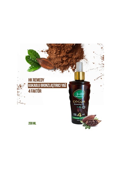 Hk Remedy Sun Kakao Yağı SPF4 Sprey 200 ML