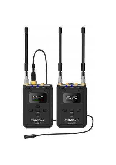 Ckmova Vocal M V4 UHF Çift Kanallı 1 Alıcı 2 Vericili  Mikrofon