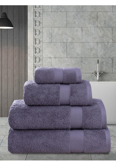 Cotton Arel Pamuk Banyo Havlusu 70x140 Mürdüm