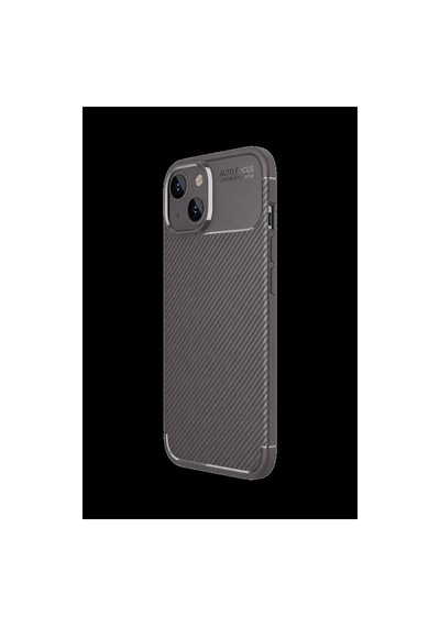 Apple İphone Uyumlu 15 Kılıf Auto Focus Karbon Kapak - Gri
