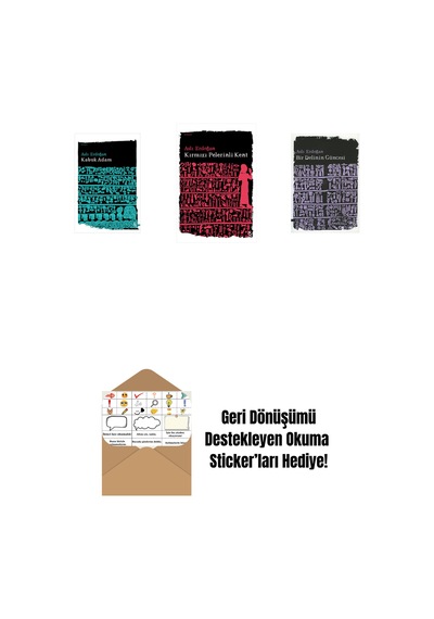 Kabuk Adam + Kırmızı Pelerinli Kent + Bir Delinin Güncesi + Okuma Sticker'ları