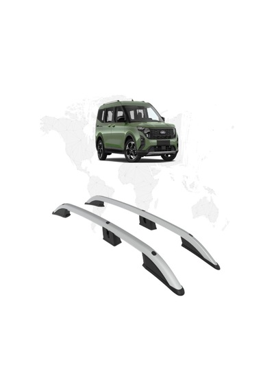 2024 Ve Üzeri Uyumlu Ford Courier Tavan Çıtası Gri