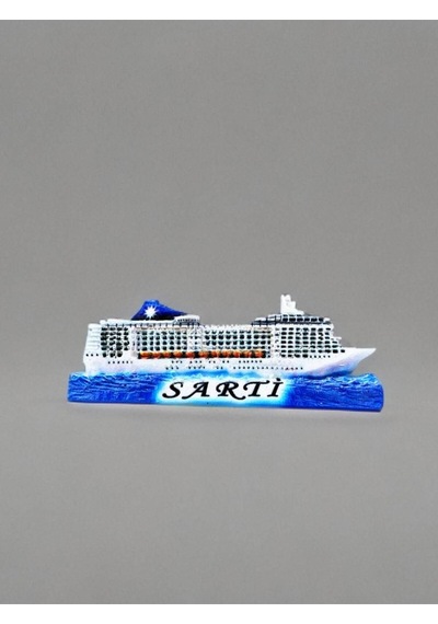 Sarti Temalı Kabartmalı Polyester Magnet 10cm X 4cm