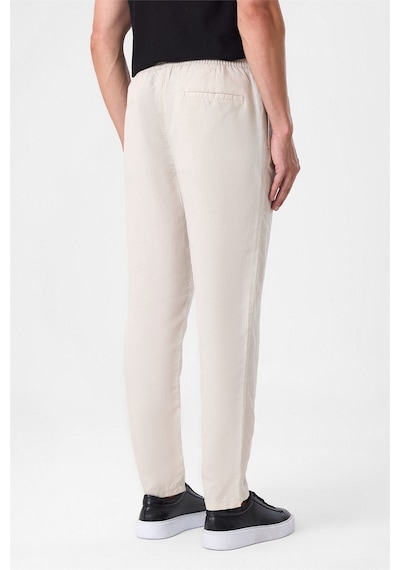 Back And Bond Beli Lastikli Rahat Kalıp Krem Jogger Pantolon Çok Renkli