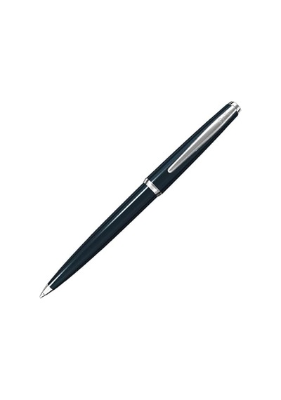 Steel Pen Metal Siyah Tükenmez Kalem Mavi Mürekkepli Siyah