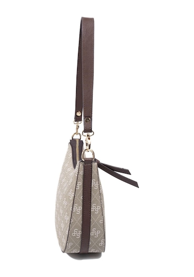 Silver Polo Sp1259 Kadın Omuz Çantası Monogram Y.yeşil-kahve
