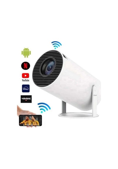 Sinema Projektörü Android Hdmı Usb Wifi Ses Çıkışlı Ayaklı Projeksiyon Taşınabilir 01195435