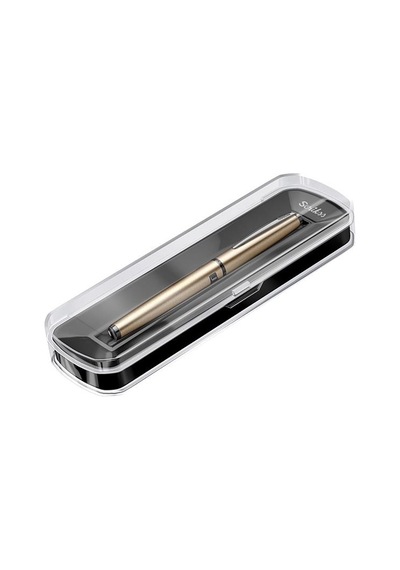 Scrikss Metropolis Roller Kalem Kristal Kutu Saten Gri 78ms Bej