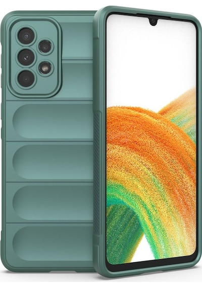 Samsung Galaxy Uyumlu A33 5g Kılıf Optimum Lens Çerçeveli Silikon Kapak