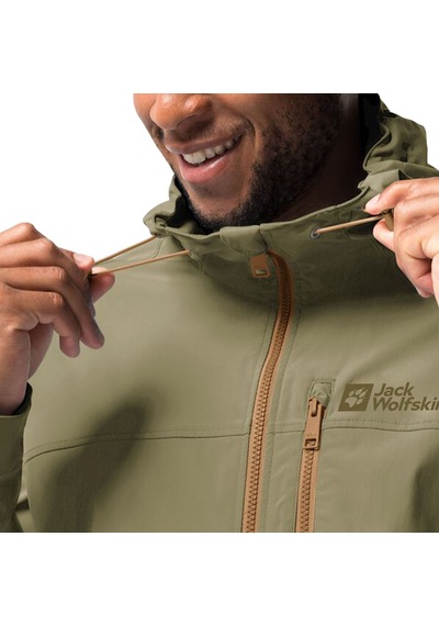 Jack Wolfskin Desert Wind Erkek Outdoor Ceketi 4511 Çok Renkli
