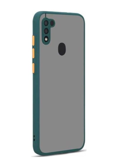 Galaxy M11 Kılıf Zore Hux Düğme Ve Kapak Zıt Renk Kılıf