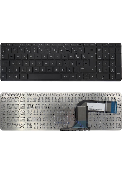 Hp Uyumlu Pavilion 15-p100nt, 15-p101nt, 15-p102nt, 15-p103nt Klavye Tr Siyah