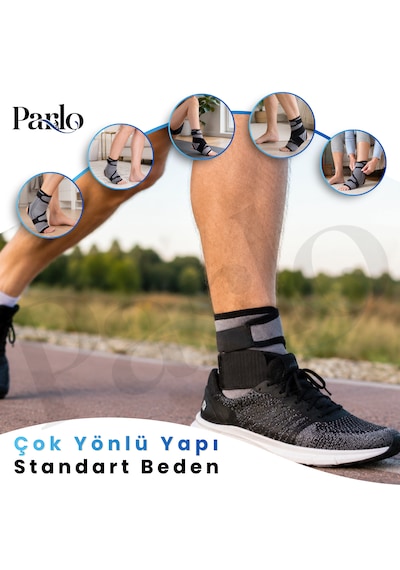 Ligament Destekli Ayak Bilekliği Ek 8 Bandajlı Ayarlanabilir Neopren Ayak Bileği Desteği