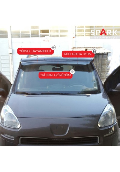 Peugeot Partner Tepee 2009-2015 Yıl Aralığı Uyumlu Ön Cam Güneşlik