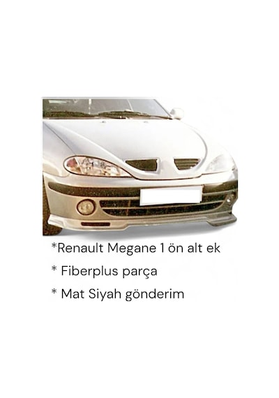 Renault Megane 1 Ön Tampon Eki -mat Siyah- - 845819684