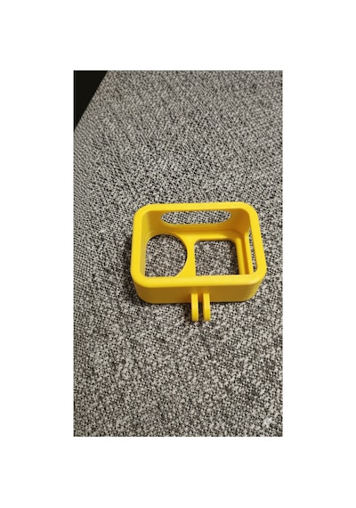 Djı Osmo Action 5 4 3 Uyumlu Yumuşak Çerçeve Kılıf - Tüm Gopro Aksesuarlarıyla Uyumlu Sarı