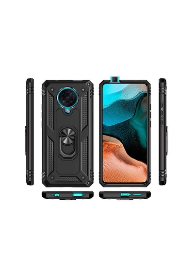 Xiaomi Poco F2 Pro Kılıf Zore Vega Kapak Gold
