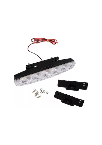 6 Ledli Gündüz Farı Gündüz Ledi Drl Led Lamba 18W Su Geçirmez