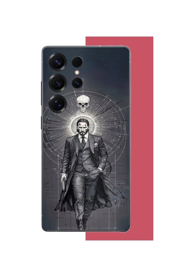 Samsung Galaxy S25 Ultra Uyumlu Baba Yaga Baskılı Silikon Kılıf Renkli