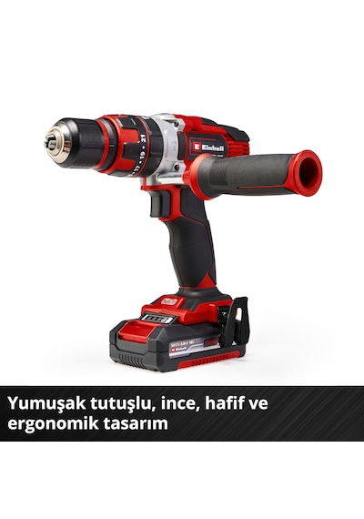 Einhell TE-CD 18/48 Li-i Kit (2x2,0Ah) Çift Akülü Darbeli Vidalama - 4513935
