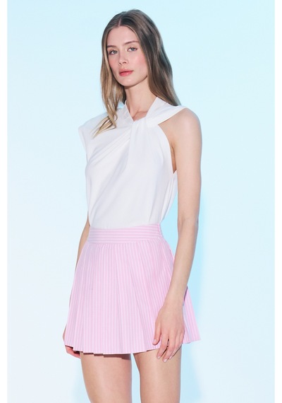 Sagaza Studio Ss6044 Düğümlü Bluz Ekru