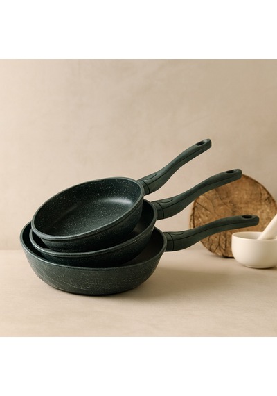 Döküm Tava Seti 3'lü 20-24-28 Cm Çr