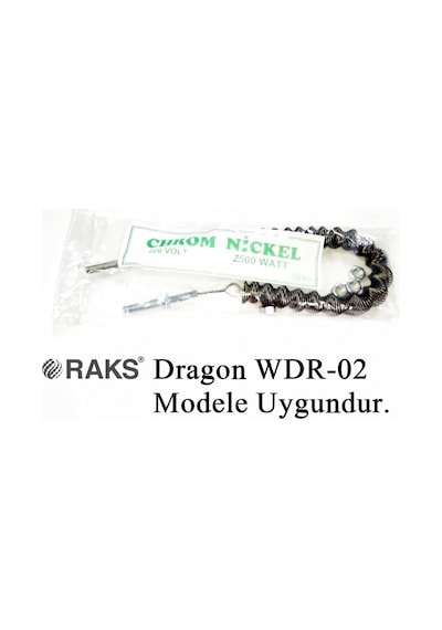 Raks Dragon Wdr-02 2500w Modele Uyumlu 2500w İnfrared Soba Isıtıcı Rezistans Teli Yatay