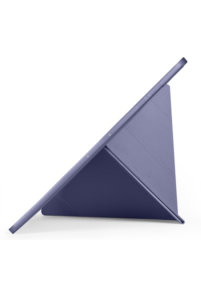 Samsung Galaxy Tab S11 Ultra Uyumlu Kılıf Tri Folding Kalem Bölmeli Katlanabilir Standlı Pu Yumuşak Kapak Kapaklı Kılıf